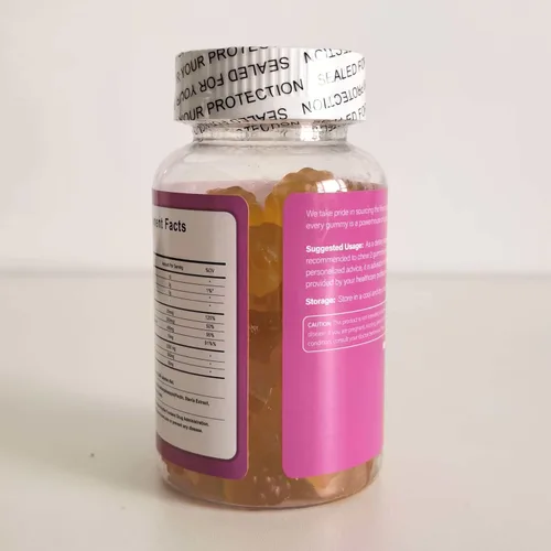 Vista 4 de Gomitas multivitamínicas de mio-inositol y D-chiro inositol, proporción 40:1, glicinato de magnesio 400 mg, omega-3 y folato, vitaminas PCOS