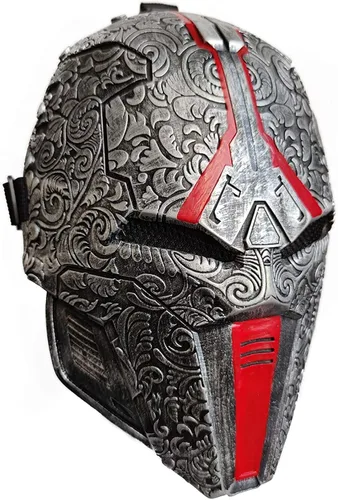 Vista 2 de Sith - Casco de acólito de lujo máscara de látex accesorios de cosplay accesorios de disfraz de Halloween