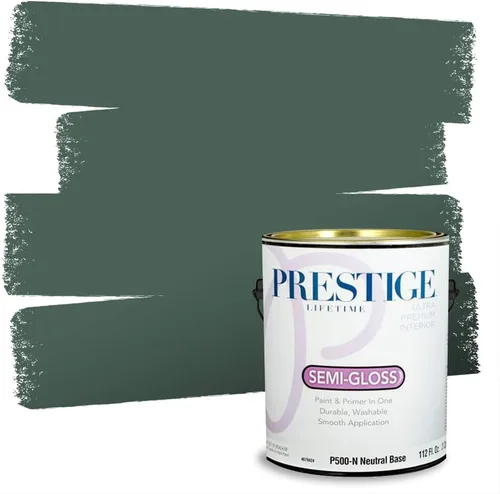 Vista 256 de Prestige Paints - 2 en 1, pintura base y pintura de exterior, E100-N-735BM