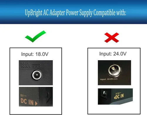 Vista 3 de UpBright Adaptador de 18 V CA/CC compatible con Klipsch R-4B R4B RSB-6 RSB6 RSB-8 RSB8 Barra de sonido inalámbrica Bluetooth DYS650-180280W-1