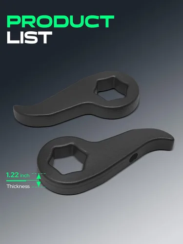 Vista 5 de YHTAUTO Kit de elevación de nivelación frontal de 1-3 pulgadas con herrajes compatible con modelos Chevy y GMC 2011-2019, Silverado Sierra 2500 HD