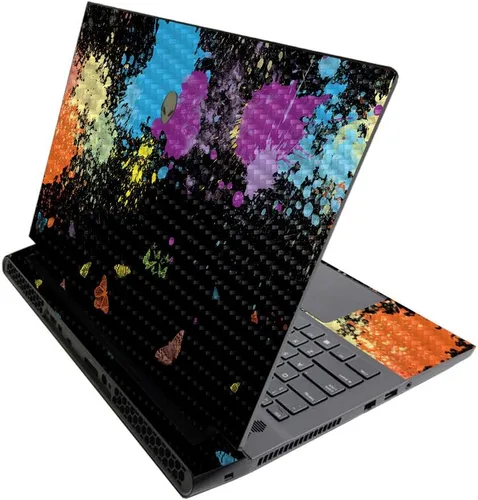 Vista 743 de MightySkins - Skin brillante con purpurina para Alienware M17 R3 (2020) y M17 R4 (2021) - Diversión de los años 90 Acabado duradero con purpurina