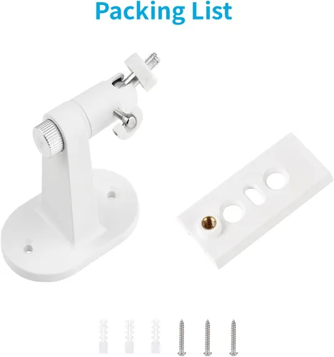 Vista 7 de Soporte de anillo para cámara de emergencia, ángulo ajustable para interior/exterior para anillo de foco con cable, anillo de foco de batería