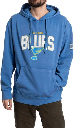 Vista 33 de Calhoun NHL Sudadera con capucha unisex Acid Wash - Sudadera de forro polar vintage para fanáticos