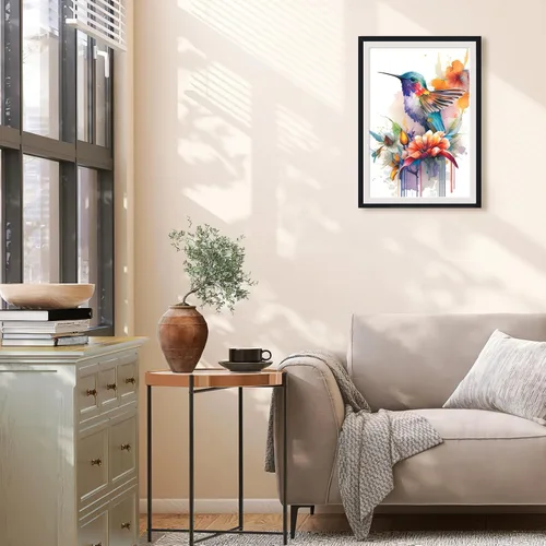 Vista 3 de Ginkko Kit de pintura por números para adultos, principiantes y niños de 8 a 12 años con marco de madera, fácil acrílico sobre lienzo de 8 x 12