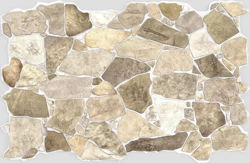 Vista 34 de Dundee Deco Paneles de pared 3D de piedra sintética de PVC marrón, 3.2 pies x 2.1 pies (98cm x 63cm), paquete de 10, decoración de paneles de pared