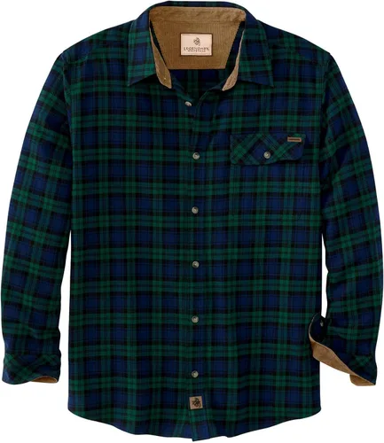 Vista 60 de Legendary Whitetails Camisa de franela de manga larga con botones para hombre, 100% algodón
