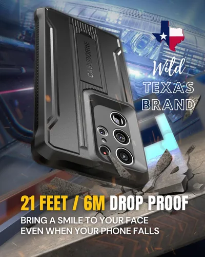 Vista 5 de CaseBorne V - Funda protectora para Samsung Galaxy S23 Ultra 5G (anteriormente ArmadilloTek), [tecnología de protección definitiva] Funda protectora