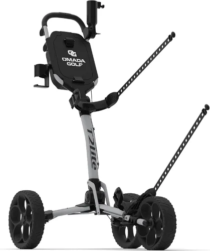 Vista 8 de [Usado] Trilite Carrito de Golf Push Carrito de Golf Ligero y Plegable Soporte Ajustable para Bolsa de Golf
