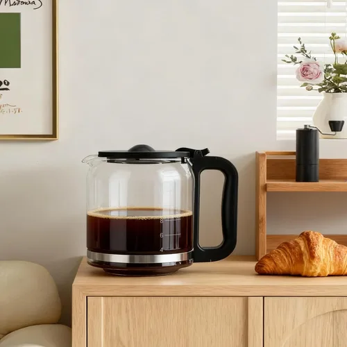 Vista 5 de ALLCUP Jarra de café de vidrio de 14 tazas compatible con Ninja DCM201