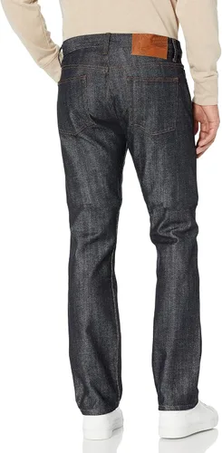 Vista 2 de Naked & Famous Denim Hombre extraño hombre en índigo Stretch Selvedge Jean