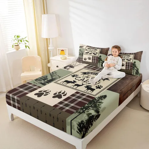 Vista 10 de Sábana bajera ajustable de caballo, sábanas de flores de animales de granja, tamaño individual para niños, adolescentes, adultos, dormitorio, juego