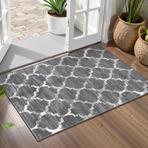 Vista 26 de Lahome Alfombras marroquíes lavables de 2 x 3 pies, alfombra de área pequeña de 2 x 3, antideslizante, alfombra de cocina, suave, no desprende
