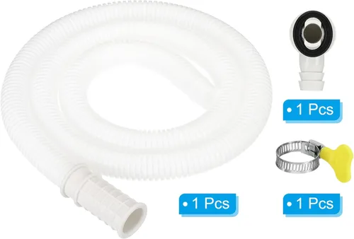 Vista 3 de PATIKIL Kit de drenaje de aire acondicionado de 3.3 pies, conector de drenaje universal, manguera de drenaje de CA con abrazadera para grifo