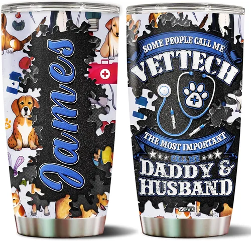 Vista 24 de Regalos de artista para hombres, vasos personalizados de acero inoxidable de 20 onzas, 30 onzas, taza de viaje para café, taza de viaje, regalo
