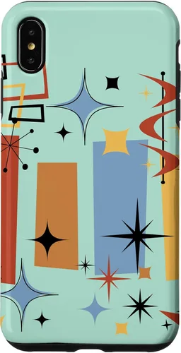 Vista 11 de Retro Mid Century Modern MCM Vibe Aesthetic Kitsch Art Case for iPhone 17