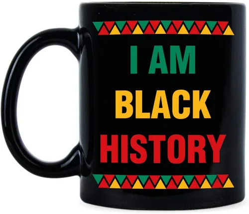 Vista 4 de We Got Good Black History - Taza de café de cerámica (15 onzas)