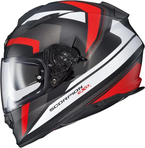 Vista 18 de ScorpionEXO Ryzer - Casco integral de motocicleta con visera Pinlock Ready con bolsillos para altavoz integrados, aprobado por DOT ECE