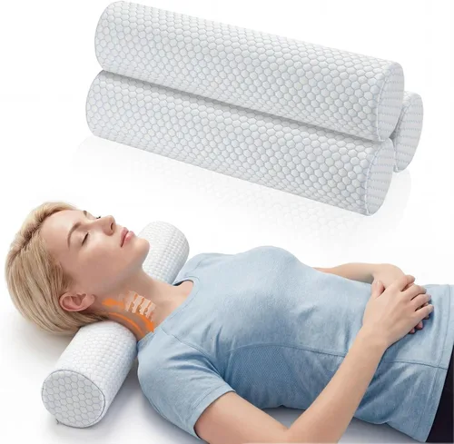 Vista 8 de Novabright Almohada cervical refrescante para el cuello para dormir espuma