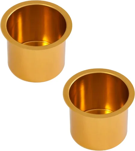 Vista 13 de GSE Games & Sports Expert Portavasos de aluminio jumbo, portavasos para mesas de póquer de casino, escritorios de trabajo, barcos, casas rodantes