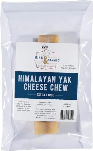 Vista 9 de Mika & Sammy's - Masticables de queso de yak para perros del Himalaya, totalmente naturales, ingredientes limitados para perros pequeños, medianos