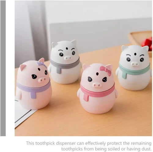 Vista 5 de iplusmile Dispensadores de palillos de dientes decorativos titulares automáticos para restaurante