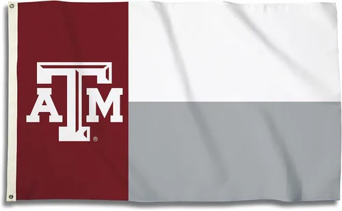 Vista 16 de BSI PRODUCTS, INC. - Bandera de Texas A&M Aggies de 3 x 5 pies con ojales de latón de alta resistencia - TAMU orgullo de fútbol, baloncesto