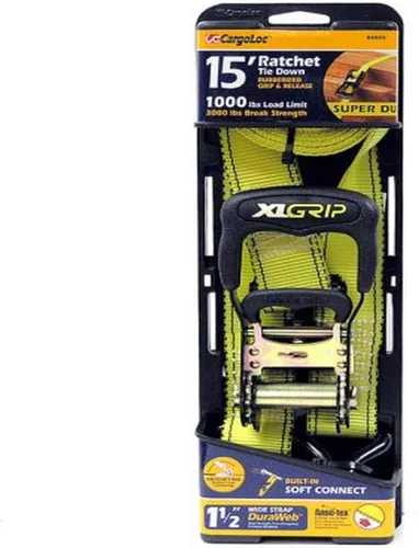 Vista 2 de CargoLoc 84010 Xlgrip - Amarre resistente, con mango en T, paquete de 2