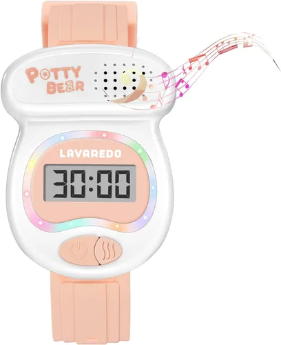 Vista 11 de Reloj para niños y niñas, temporizador para ir al baño y luces LED coloridas, música recuerda a los niños que es hora de ir al baño, regalo