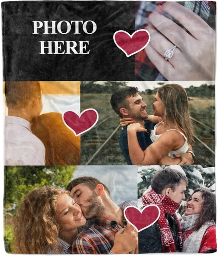 Vista 24 de Manta personalizada para esposa de esposo a esposa para pareja, regalo de aniversario para mujeres, regalo para aniversario de boda