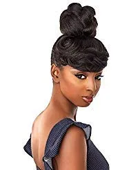 Vista 6 de Sensationnel 100% PREMIUM SINTÉTICO CABELLO INSTANTE CON Flequillo - BRIA - 1