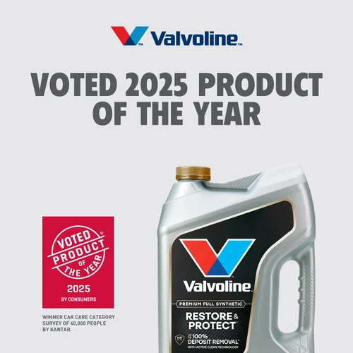 Vista 5 de Valvoline Restore & Protect Aceite de motor sintético 5W-30 de 5 cuartos de galón, caja de 3