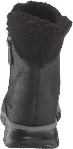 Vista 3 de Skechers Synergy-Botas cortas con cremallera de un cuarto para mujer con ribete Sherpa Snow, Nieve, 6-11