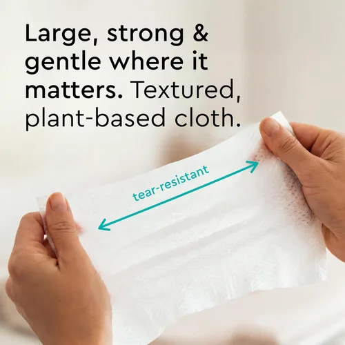 Vista 5 de LILLYDOO Toallitas para bebé con un 99% de agua – Sin perfume, hipoalergénicas, a base de plantas, resistentes y libres de plástico, compostables, 4