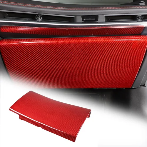 Vista 10 de Sekhyna Cubierta lateral de control central de automóvil compatible con Chevrolet Corvette C8 2020-2024 100% fibra de carbono, 1 unidad