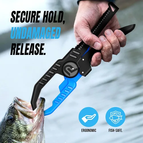 Vista 6 de PLUSINNO Equipo de pesca, herramientas de pesca, accesorios de pesca, kit de alicates de pesca resistentes a la corrosión, cuchillo de pesca, pinza
