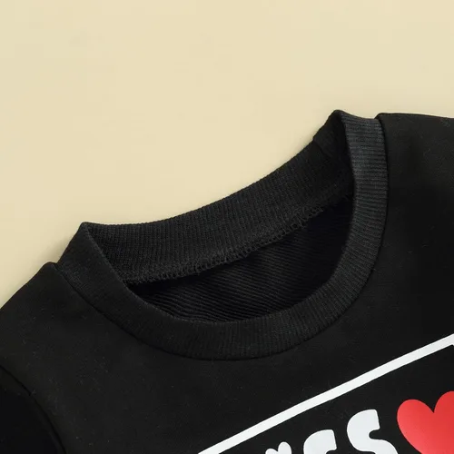 Vista 139 de Sudadera con cuello redondo para el día de San Valentín para bebé, niña, niño, para el día de San Valentín