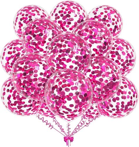 Vista 7 de 50 globos de confeti de papel de aluminio verde aguacate, globos de látex de 12 pulgadas con confeti verde aguacate en el interior para cumpleaños