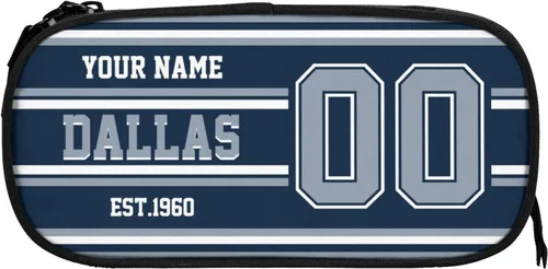 Vista 18 de Estuche de lápices personalizado Arizona con número de nombre, caja de lápices personalizada estilo fútbol, estuche de bolígrafo personalizado