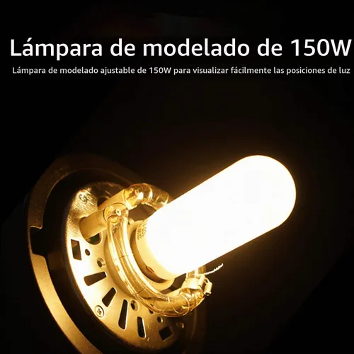 Vista 6 de Godox MS300 MS 300 Studio Flash Strobe, MS300 300W Monolight, montaje Bowens 2.4G Wireless X System,150W Modeling Lamp, 0.1-1.3s Recycle, GODOX