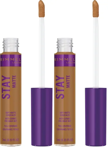 Vista 17 de Rimmel London Stay Matte - 410 Beige - Corrector, 24 horas de uso, control de brillo, combate los radicales libres, 0.23 onzas