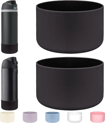 Vista 34 de WK IEASON 2 fundas de silicona para botella de agua Owala, base protectora para botella de agua Owala FreeSip Twist y Flip Flask accesorios