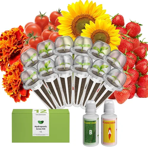 Vista 12 de inbloom Kit de vainas de semillas verdes para ensalada orgánica para AeroGarden, sistema de cultivo hidropónico Ahopegarden, alimento bajo