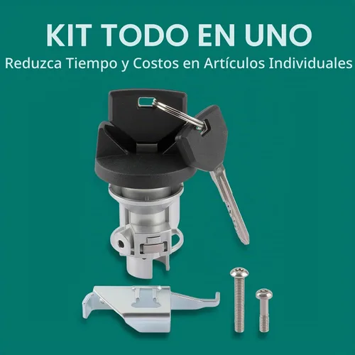 Vista 7 de AUTOKAY Cilindro de encendido y llave para Dodge Ram 1994-1996/Grand Caravan 1993-1995