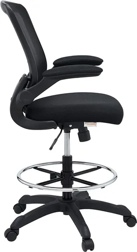 Vista 5 de Silla giratoria Modway Veer, Negro