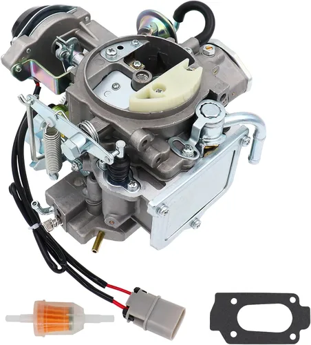 Vista 9 de Carburador de 2 cilindros para motores Nissan Pickup 720 2.4L Z24 1983-1986 para Nissan Bluebird Caravan Pathfinder Atras Truck Vanette Panel Van