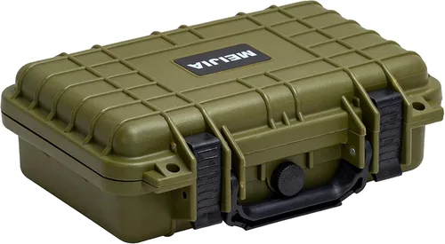 Vista 12 de MEIJIA Funda rígida protectora impermeable portátil para todo tipo de clima, funda para cámara pequeña, funda seca con espuma personalizable