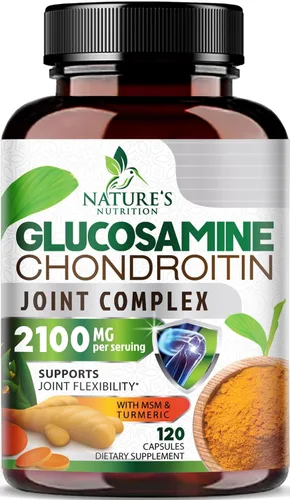 Vista 12 de Glucosamina Condroitina MSM 2100mg - Suplemento de apoyo articular de 3 veces fuerza para movilidad articular y comodidad para hombres y mujeres
