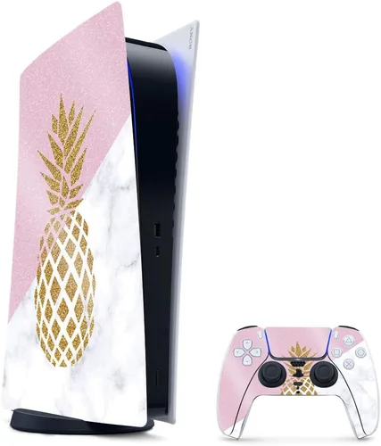 Vista 18 de MightySkins - Skin para juegos con purpurina brillante para PS5 y PlayStation 5, ágata amatista, acabado duradero con purpurina de alto brillo