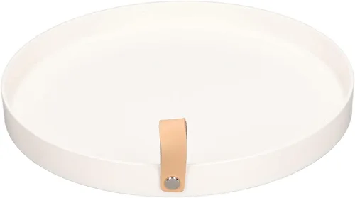 Vista 2 de Keenso Plato para joyas, elegante bandeja de cepillo de pelo de ABS para tocador, botella de perfume, 1 paquete